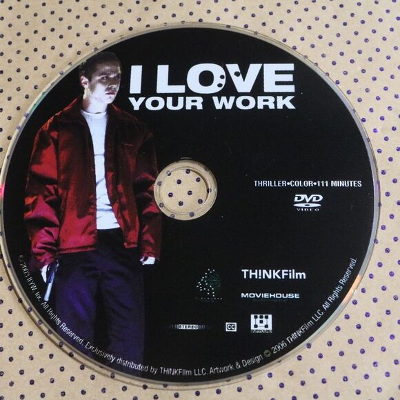 I Love Your Work DVD DISC ONLY - Picture 1 of 1